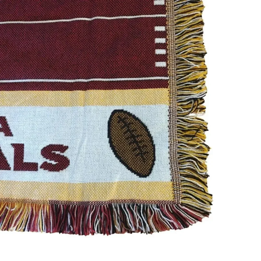Arizona‎ Cardinals Woven Jacquard Baby Throw Blanket 36